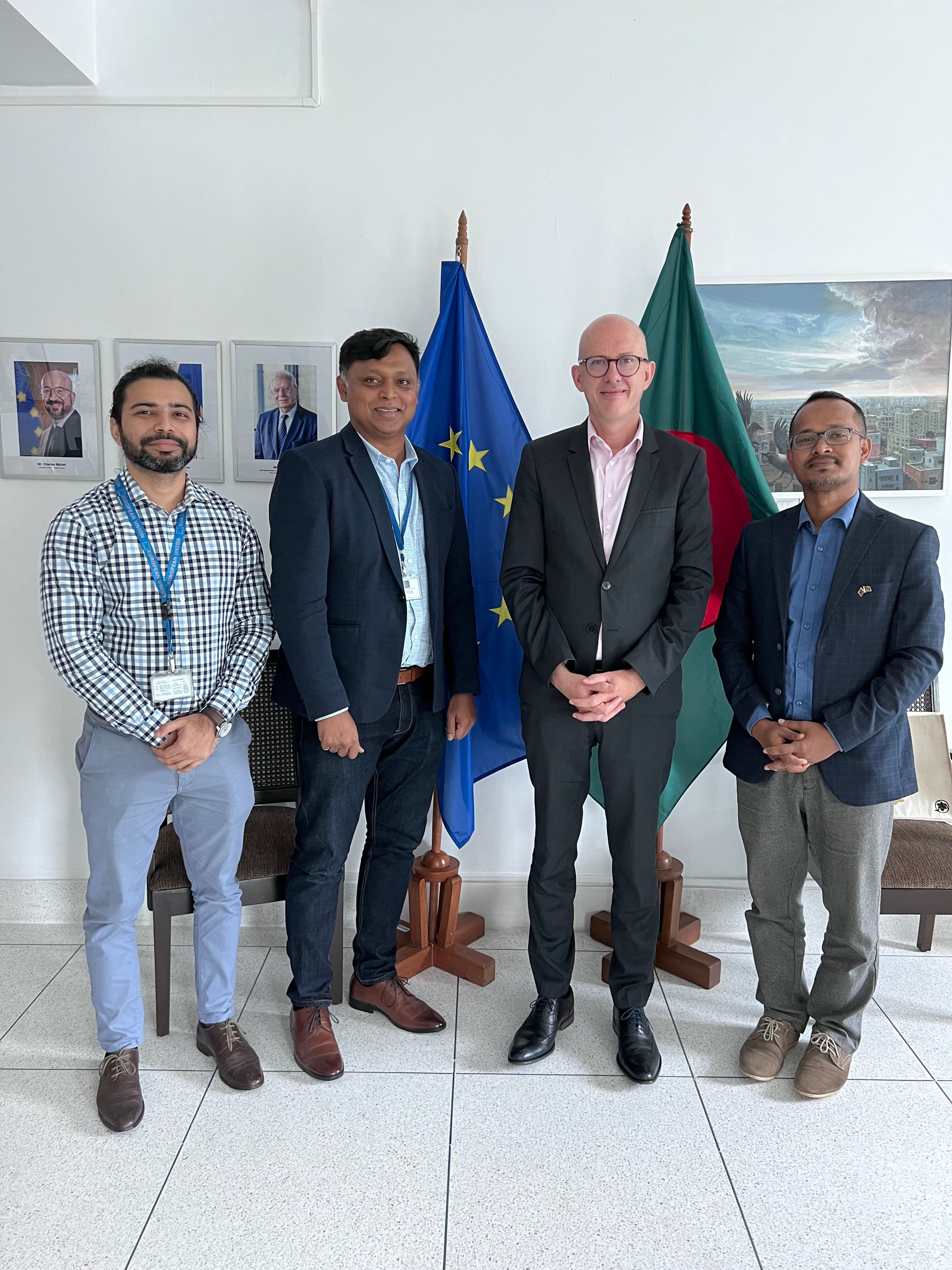 At European office – Ambassador Charles Whiteley